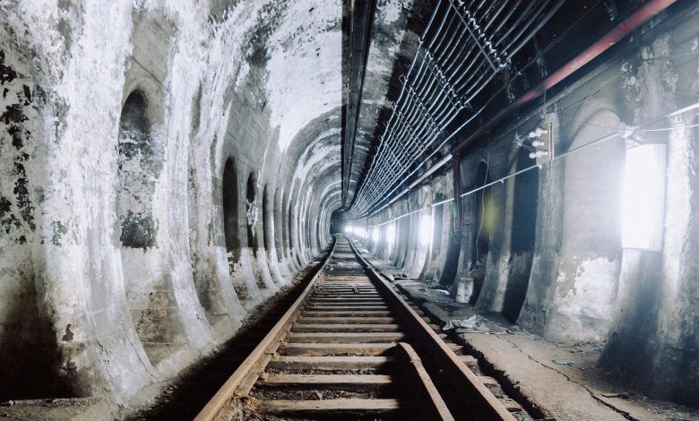 underground tunnel railway new york city united states